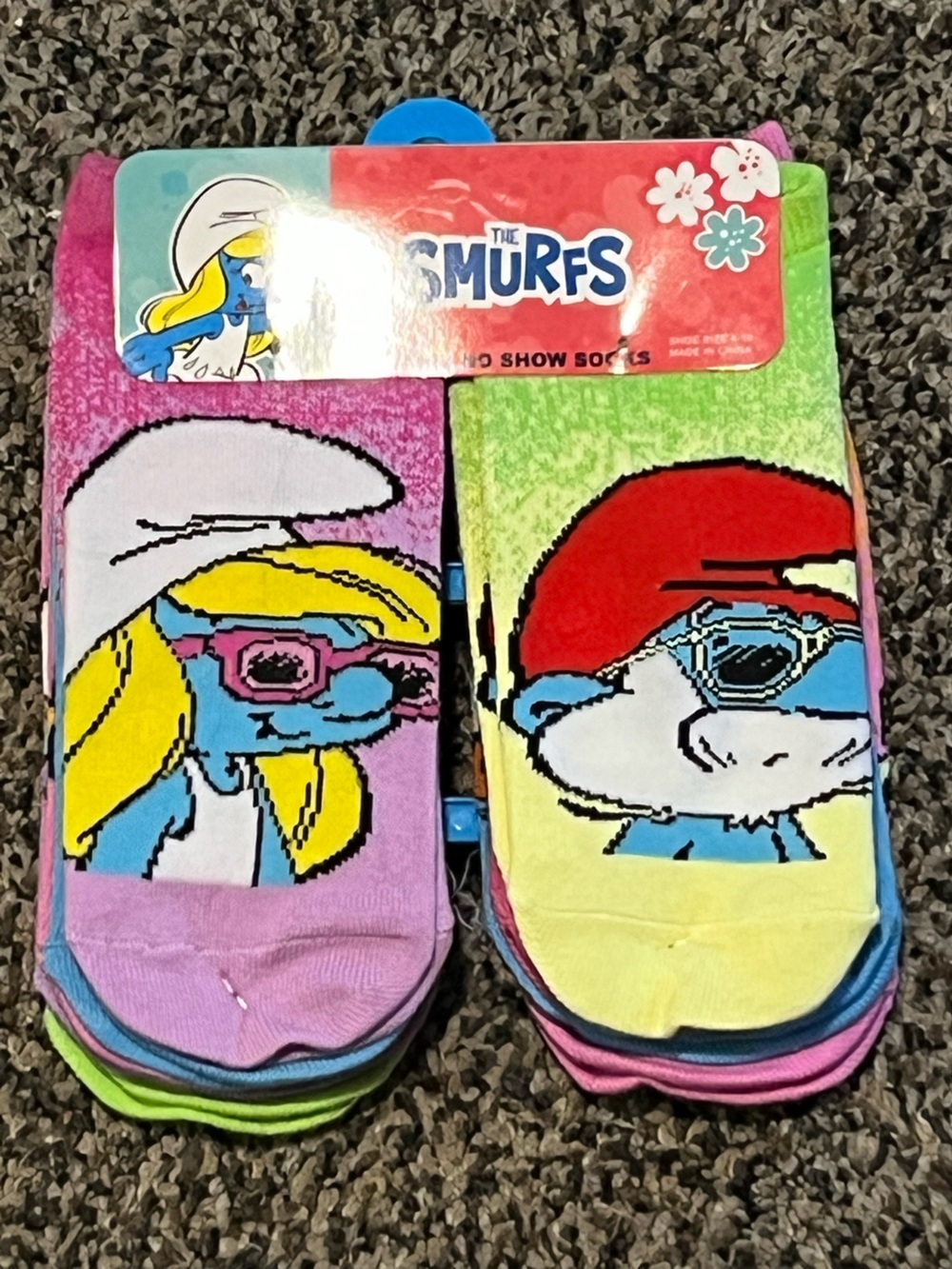 The Smurfs Kids' Multi-Color Character Socks - Pack